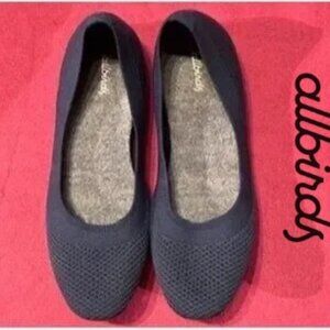Allbirds Women’s Tree Breezers navy ballet flats– Size 6